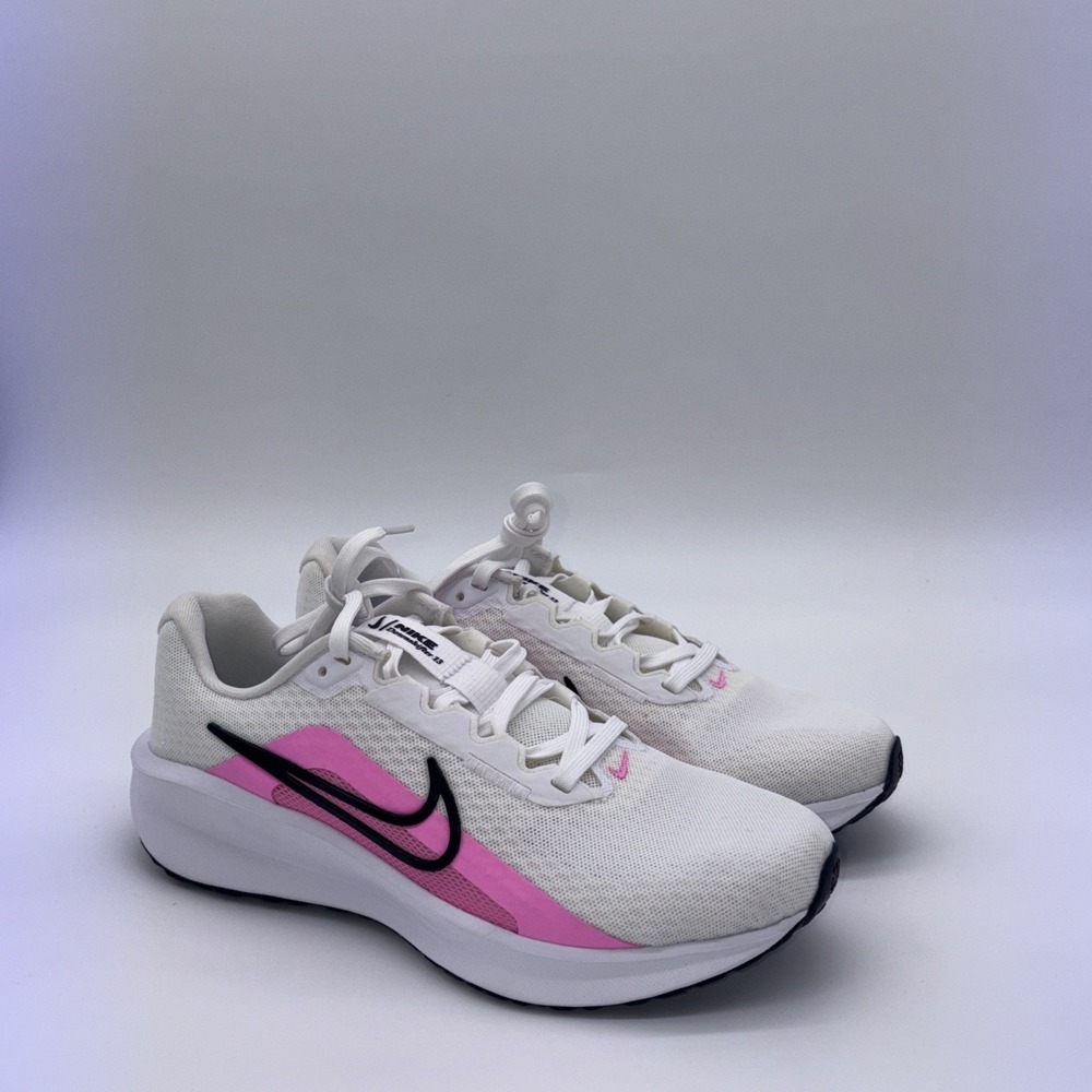 Nike Downshifter 13 Women's Size 8.5 Pink White Black Running Shoes FD6476-109 - Picture 3 of 12